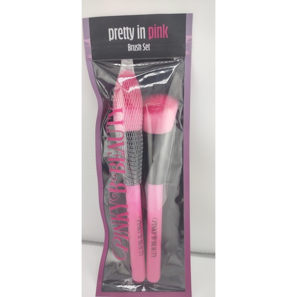 Pinky B Beauty Other - Pinky B Beauty Pretty In Pink Makeup Brush/Contour Set